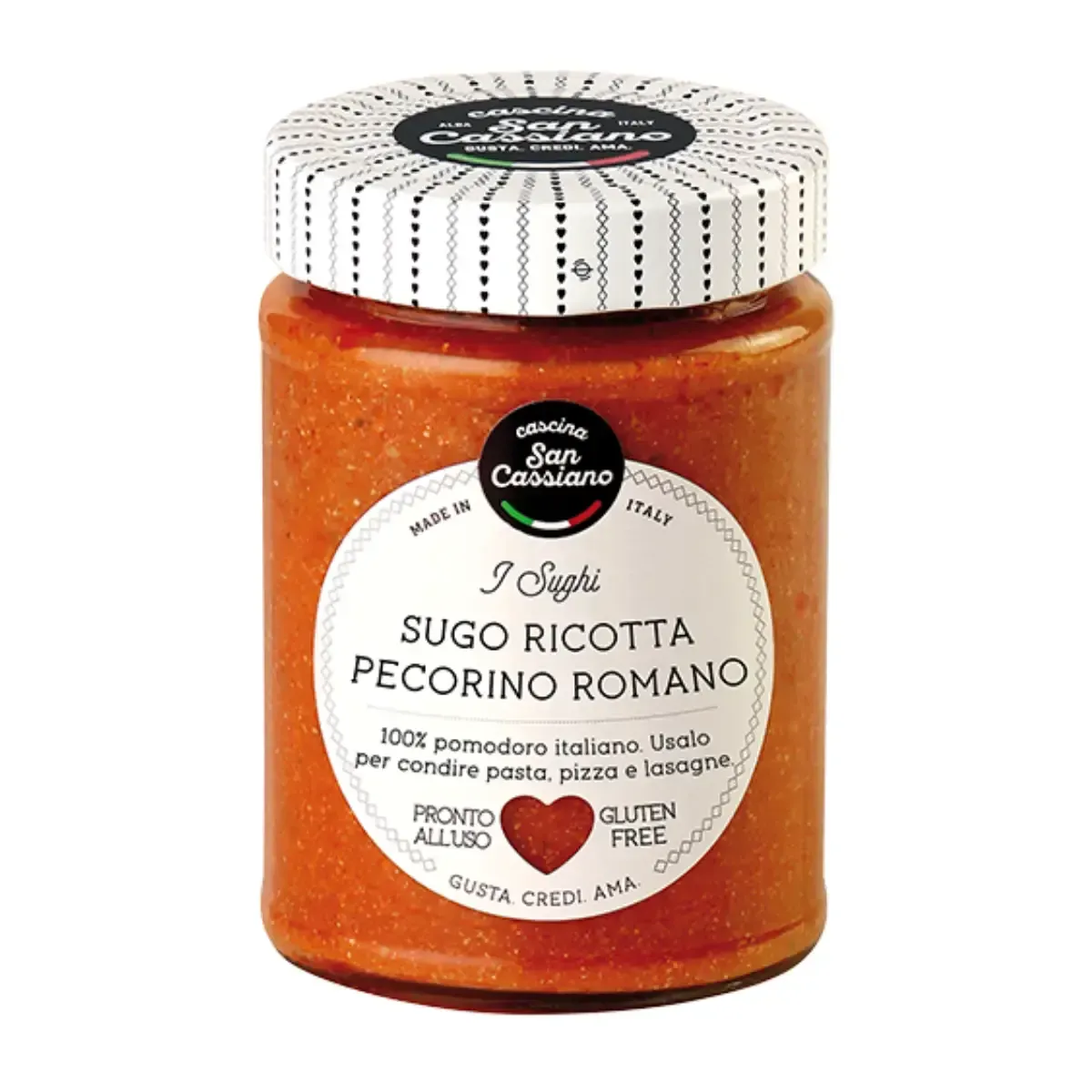Pomidorų padažas SUGO RICOTTA PECORINO ROMANO SAN CASSIANO