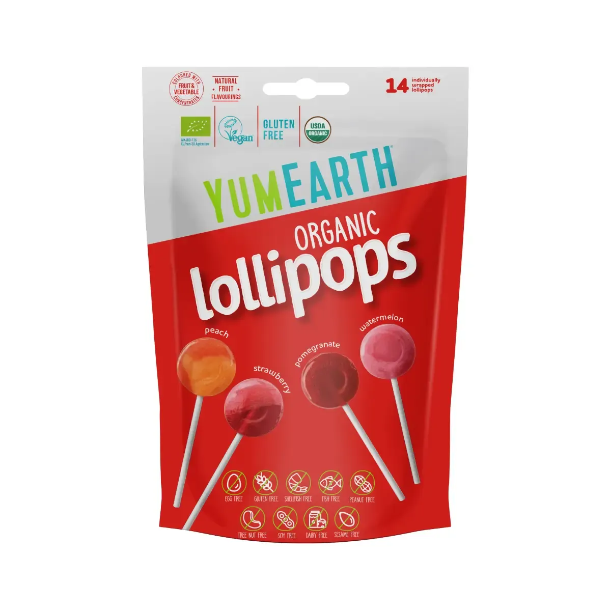 Ledinukai ant pagaliuko, 4 skonių YUMEARTH