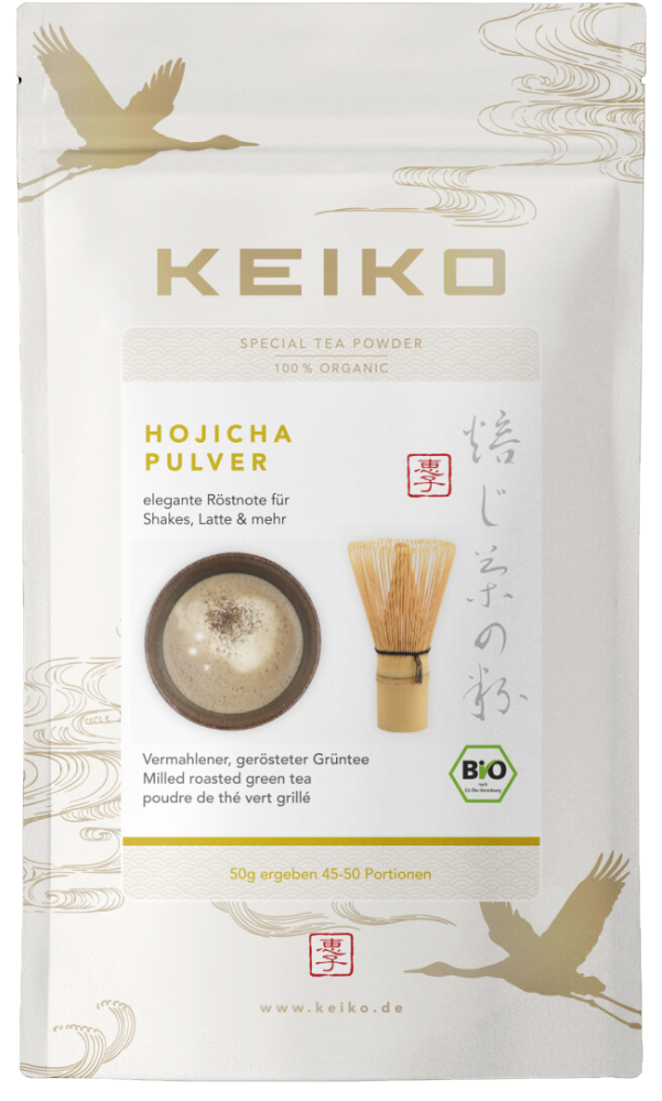 Japoniška žalioji arbata HOJICHA, ekologiška KEIKO, 50 g