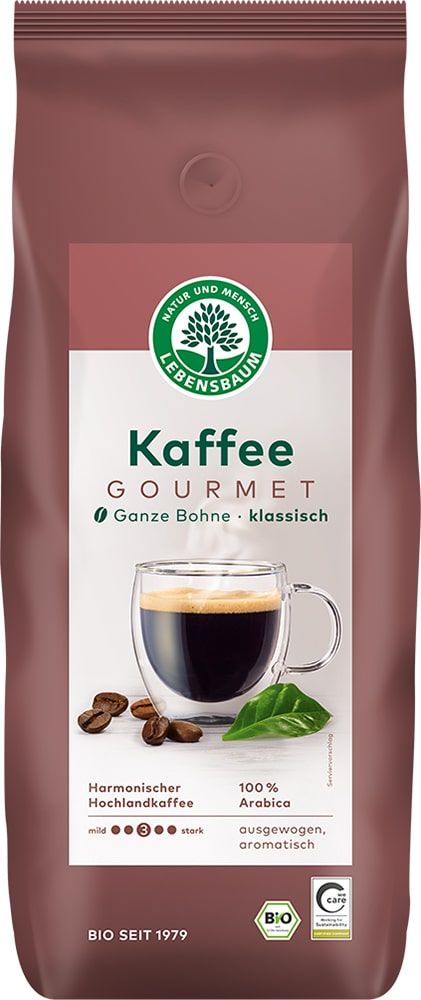 Kavos pupelės GOURMET, ekologiškos LEBENSBAUM, 1 kg