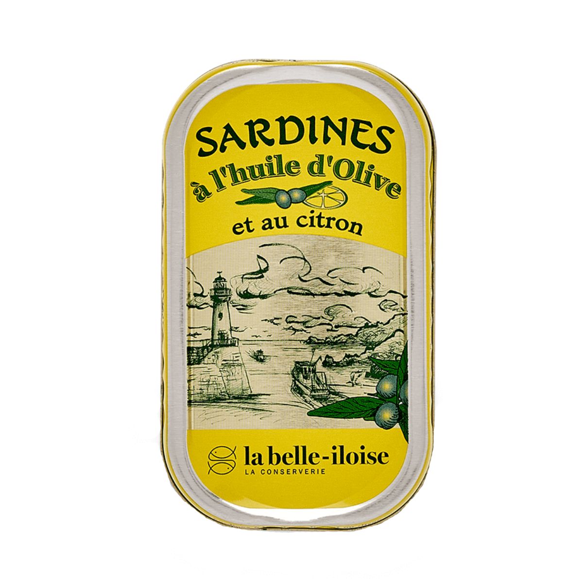 Sardinės alyvuogių aliejuje su citrinomis LA BELLE-ILOISE