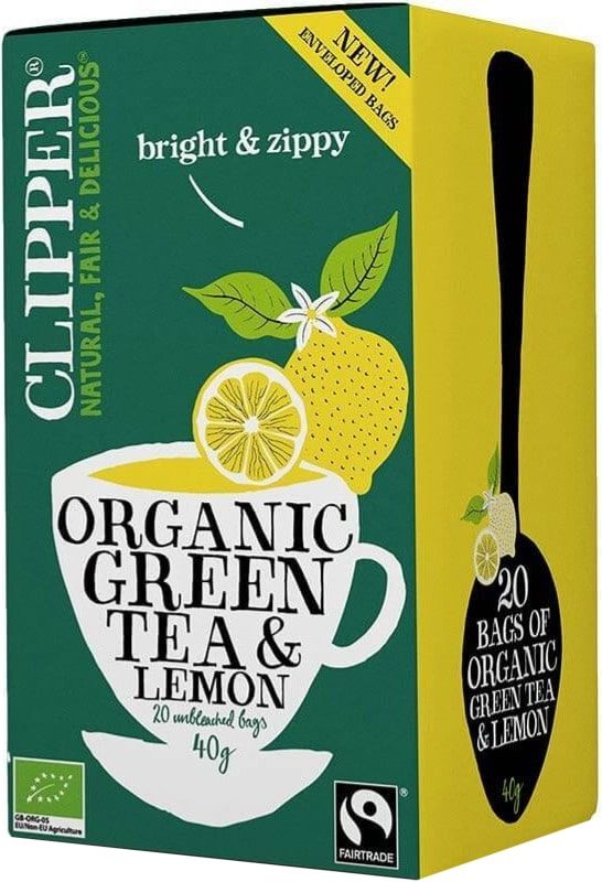 Žalioji arbata su citrina, ekologiška CLIPPER