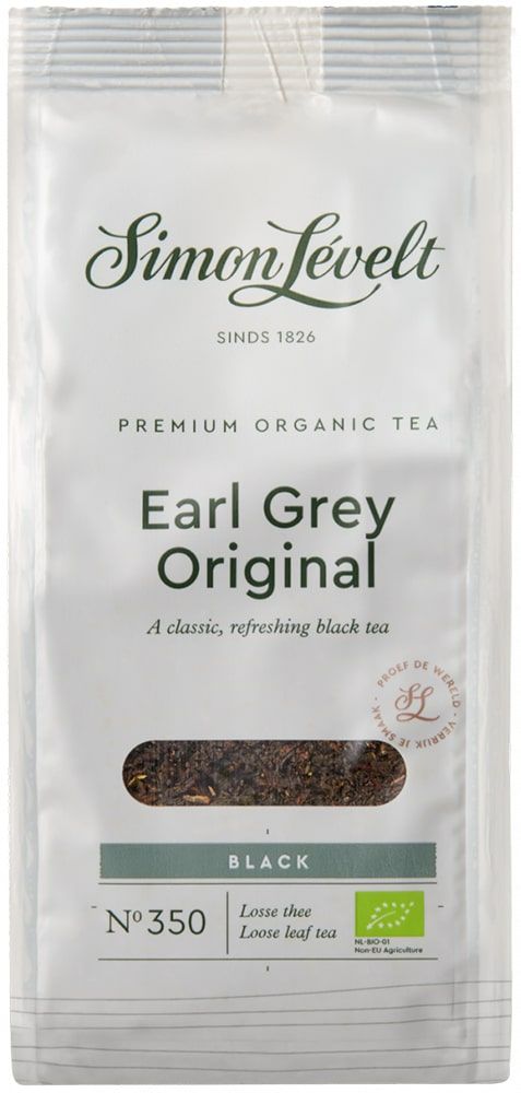 Juodoji arbata EARL GREY ORIGINAL, biri, ekologiška SIMON LEVELT, 90 g