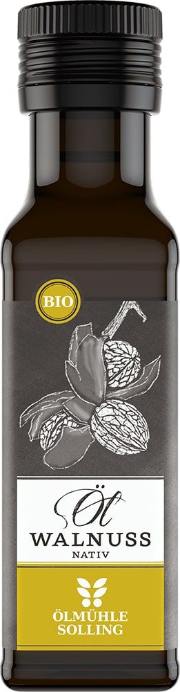 Graikinių riešutų aliejus, ekologiškas ÖLMÜHLE SOLLING, 100 ml