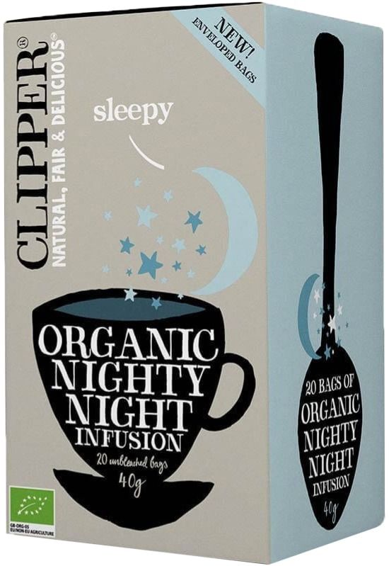 Žolelių arbata NIGHTY NIGHT, ekologiška CLIPPER