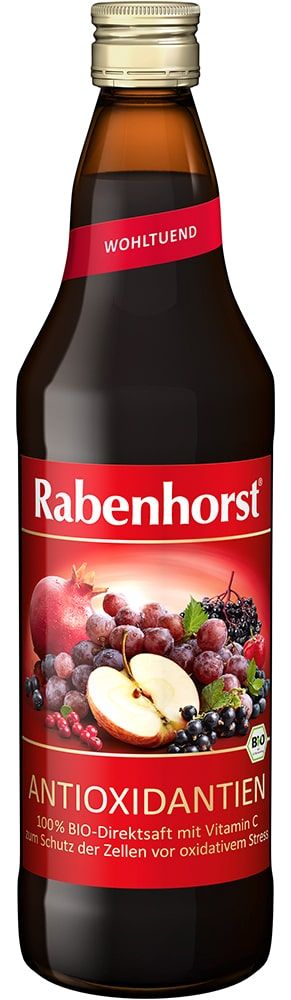 Sultys „Antioksidantas“ su vitaminu C, ekologiškos RABENHORST, 750 ml