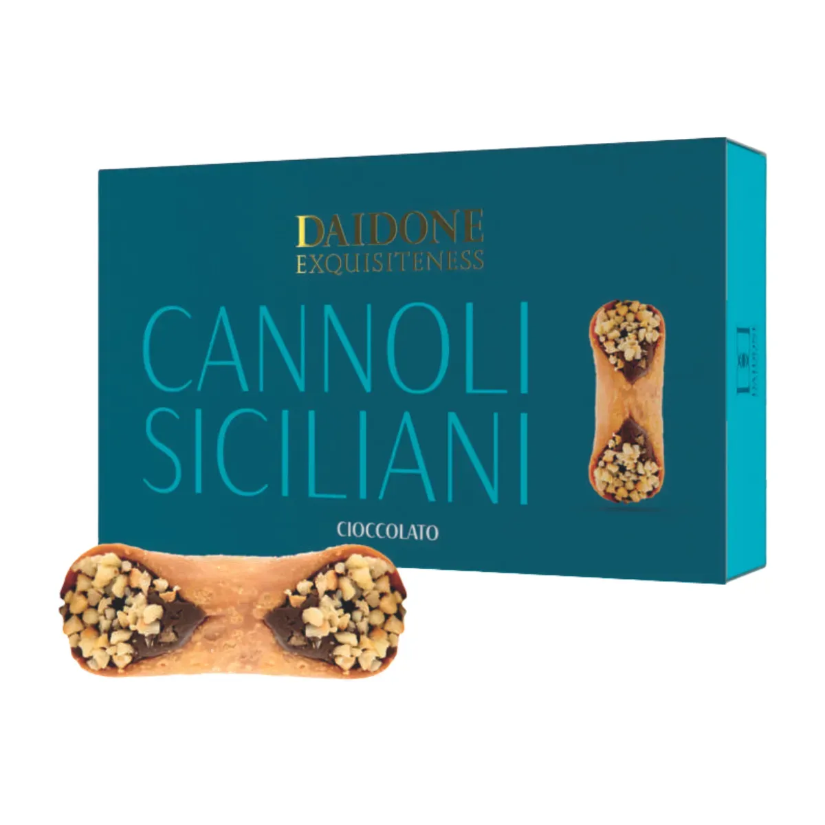 Tradiciniai itališki pyragėliai CANNOLI SICILIANI CIOCCOLATO DAIDONE