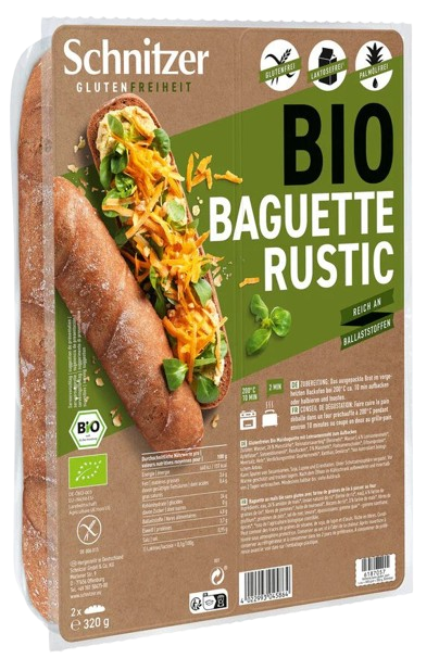 Prancūziškas batonas be glitimo, ekologiškas SCHNITZER, 320 g