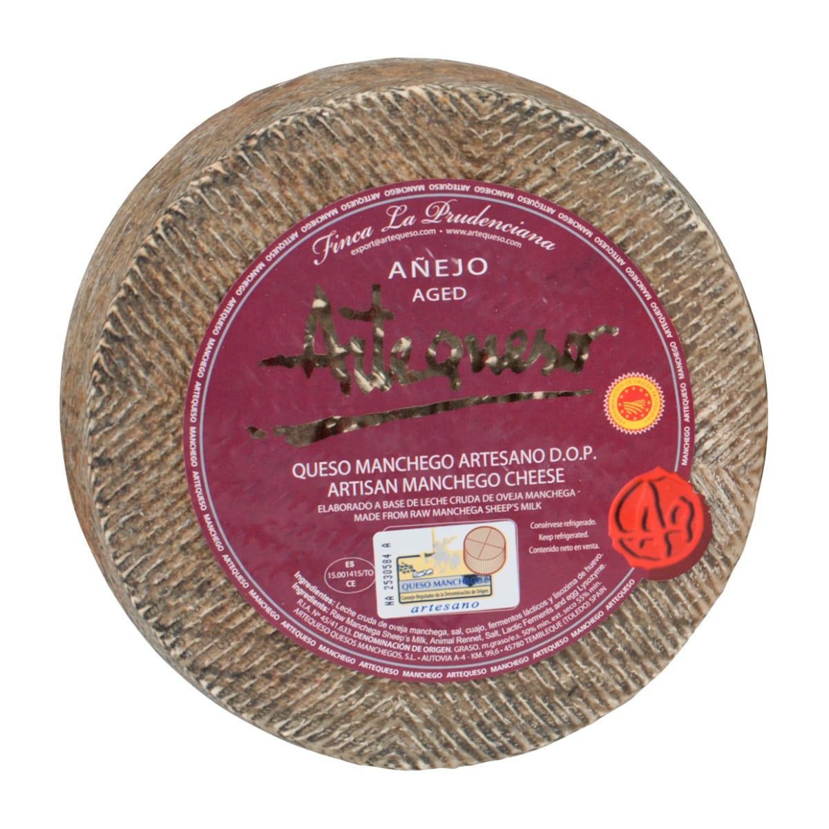 Avių pieno sūris, brandintas 11 mėn. ARTEQUESO