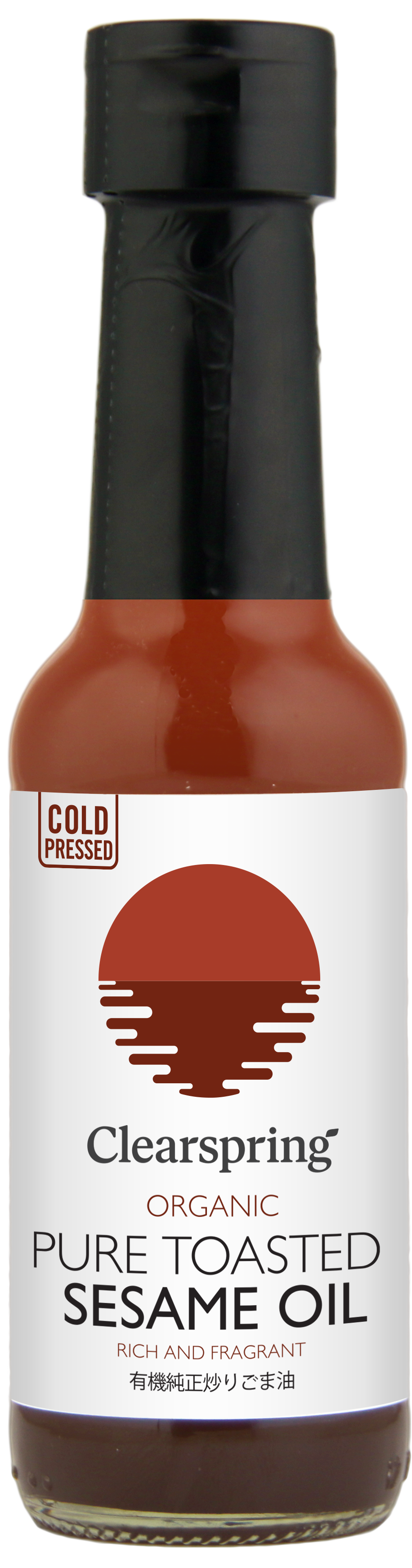 Skrudintų sezamų aliejus, ekologiškas CLEARSPRING, 150 ml