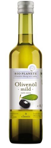 Extra virgin švelnus alyvuogių aliejus, ekologiškas BIO PLANETE, 500 ml