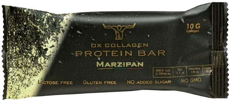 Batonėlis Ox Collagen marcipanas, 52 g