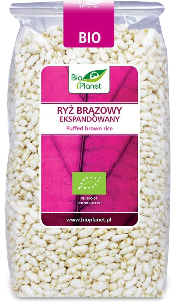 Pūsti rudieji ryžiai, ekologiški BIO PLANET, 150 g