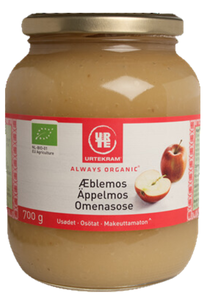 Obuolių tyrė, ekologiška URTEKRAM, 700 g
