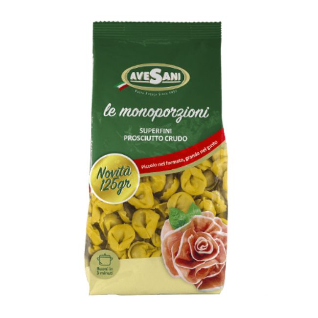 Švieži TORTELLINI SUPERFINI su kumpiu AVESANI