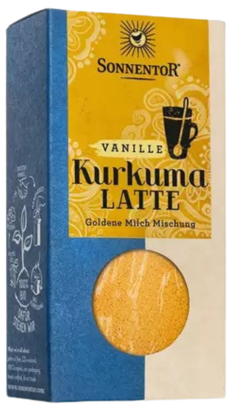 Ciberžolės Latte su vanile SONNENTOR, 60 g