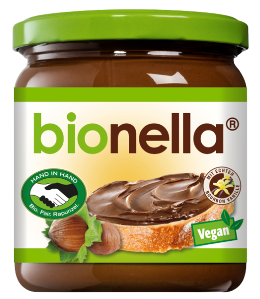 Chocolate hazelnut spread, organic RAPUNZEL, 400 g