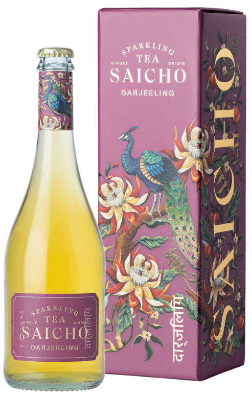 Газированный чайный напиток "Darjeeling" SAICHO SPARKLING TEA, 750 мл