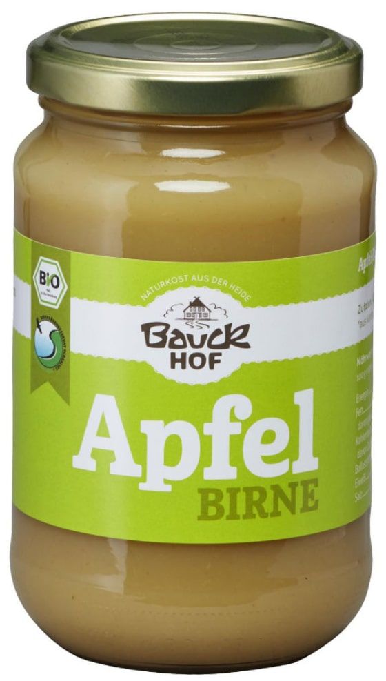 Obuolių ir kriaušių tyrė, ekologiška BAUCK MÜHLE, 360 g