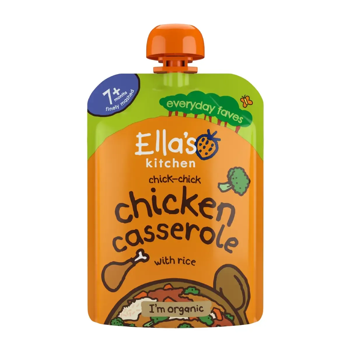 Vištienos tyrelė su ryžiais, nuo 7 mėn., ekologiška ELLA'S KITCHEN