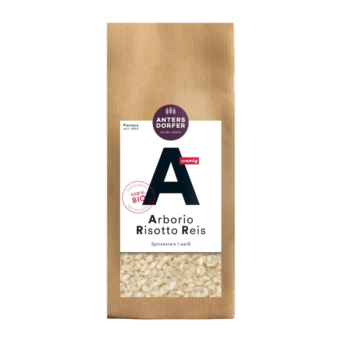 ARBORIO RISOTTO ryžiai, ekologiški ANTERSDORFER