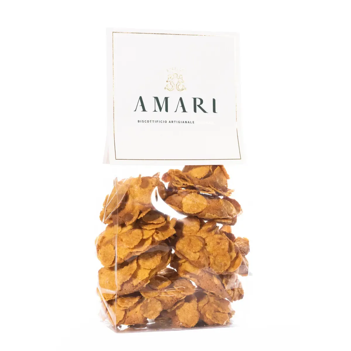 Sausainiai su šokolado gabaliukais CARLETTI CIOCCOLATO AMARI