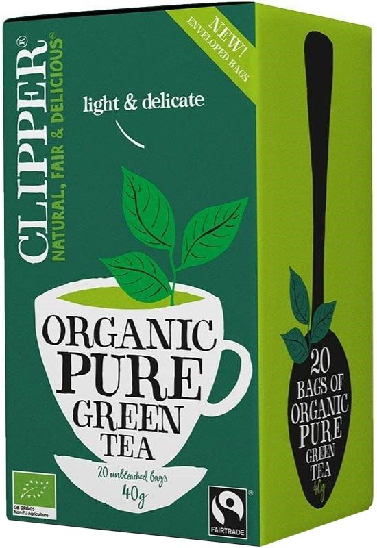Žalioji arbata PURE, ekologiška CLIPPER