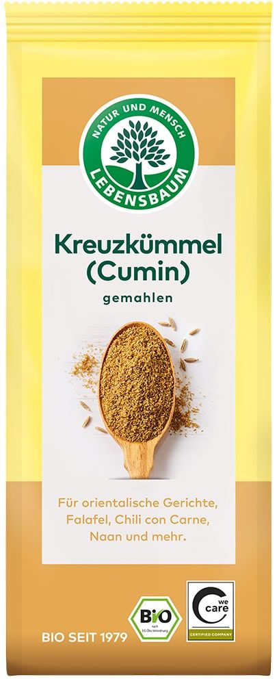 Kmyninių kuminų sėklos, maltos, ekologiškos LEBENSBAUM, 40 g