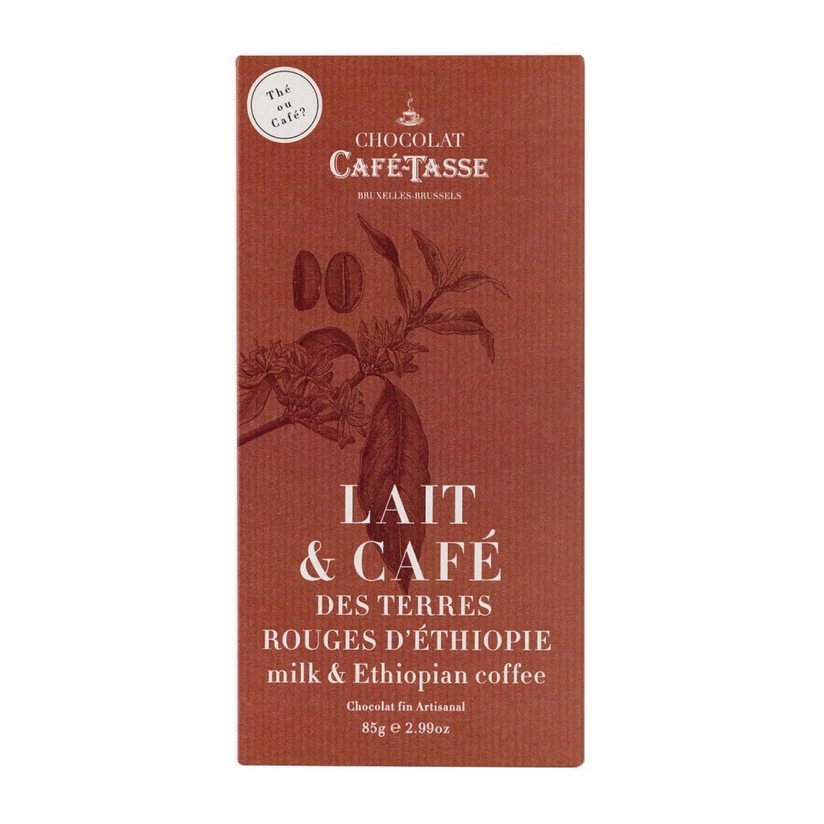 Pieniškas šokoladas LAIT & CAFE D’ETHIOPIE CAFÉ-TASSE