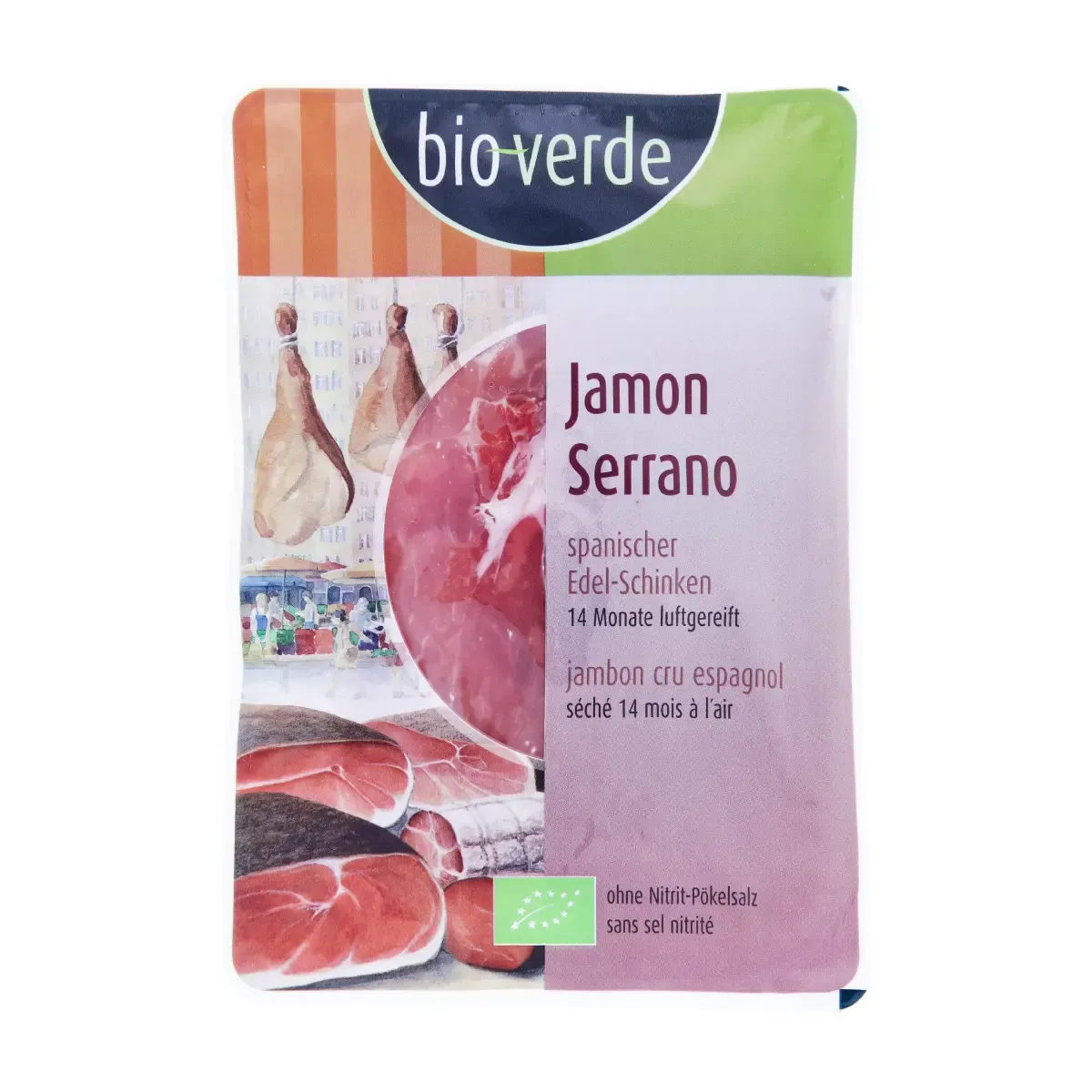 Vytintas kiaulienos kumpis SERRANO, ekologiškas BIO-VERDE