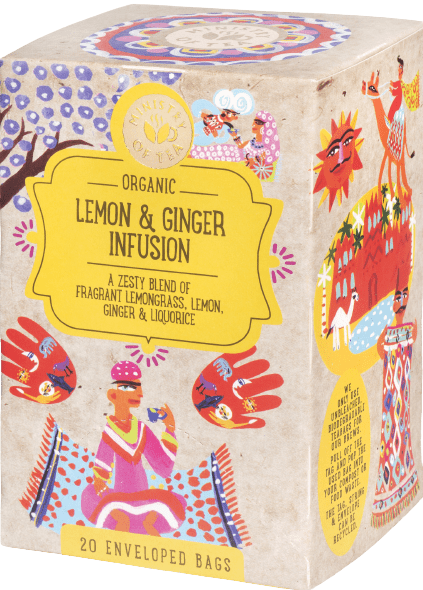 Lemon and ginger tea, organic MINISTRY OF TEA