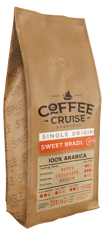 Kavos pupelės SWEET BRAZIL COFFEE CRUISE, 1 kg
