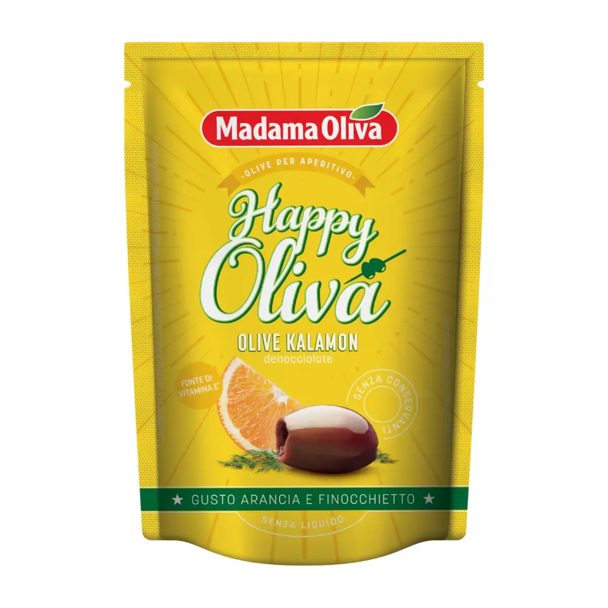Оливки KALAMON с апельсинами и фенхелем MADAMA OLIVA