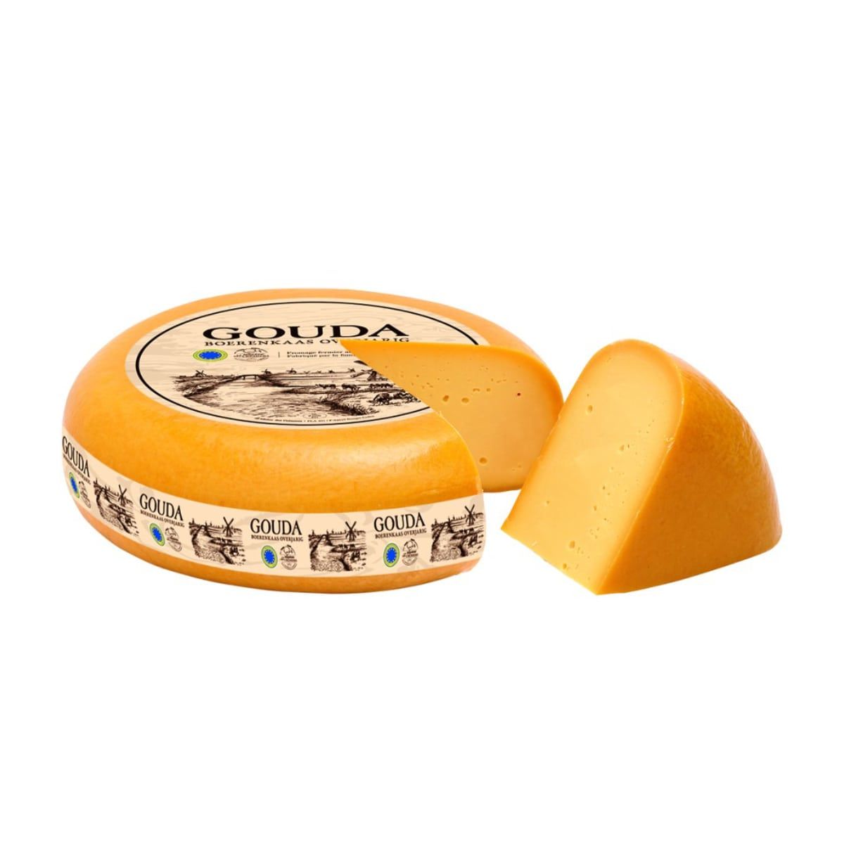 Sūris GOUDA BOERENKAAS PGI, brandintas 18 mėn. FROMI