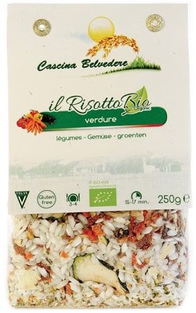 Rizotas su daržovėmis, ekologiškas CASCINA BELVEDERE, 250 g