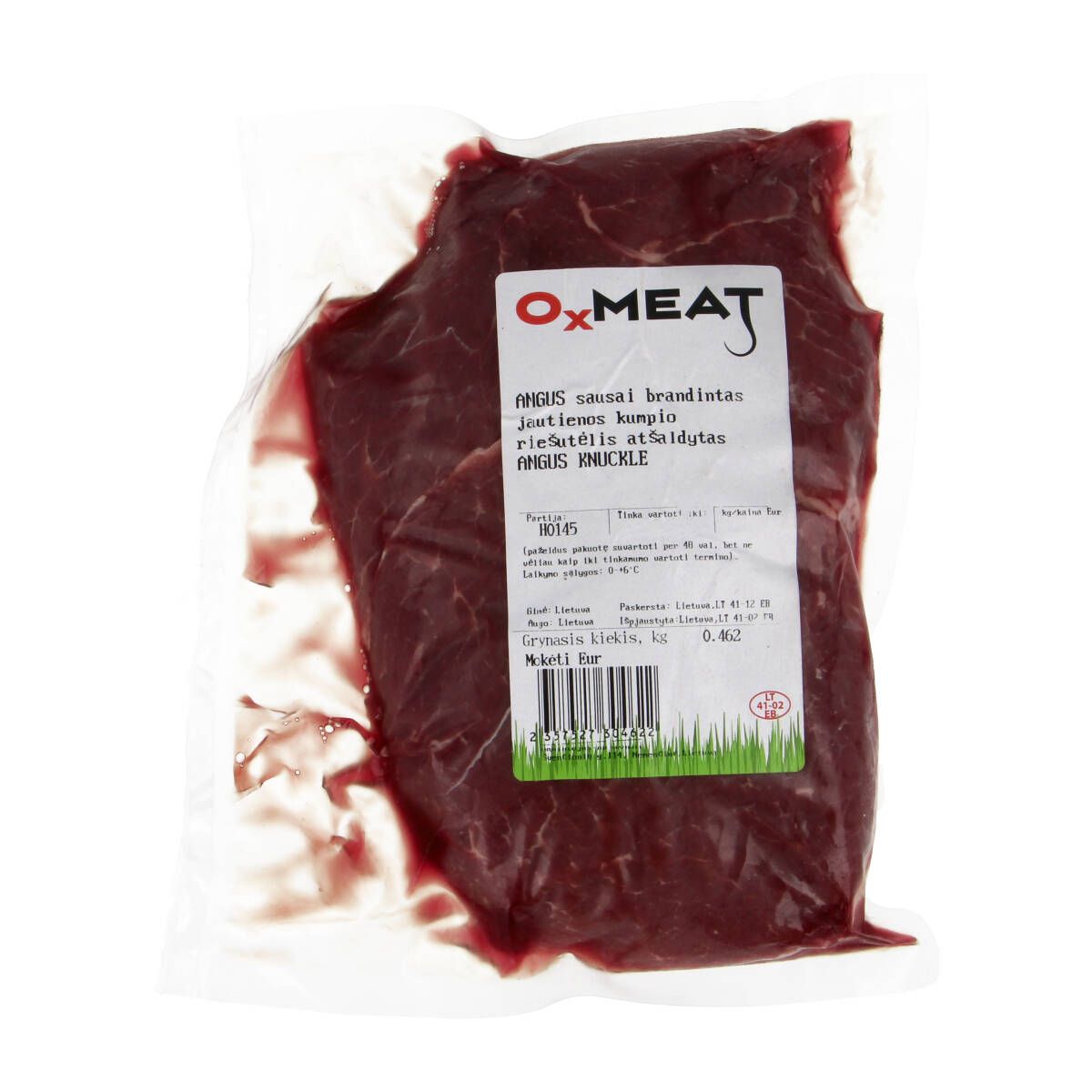 Angus jautienos kumpio riešutėlis, vakuumuotas OXMEAT
