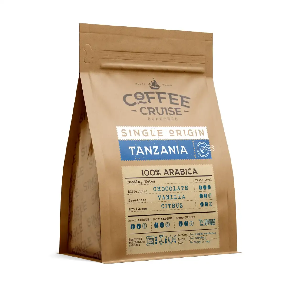 Kavos pupelės TANZANIA COFFEE CRUISE