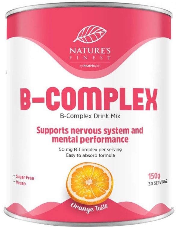 Vitamin B complex, powder. Dietary supplement NATURE'S FINEST, 150 G