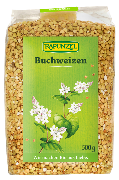 Grikių kruopos (nekepintos), ekologiškos RAPUNZEL, 500 g