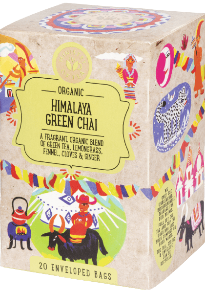 Žalioji arbata su prieskoniais "Himalaya Green Chai", ekologiška 20 pak. MINISTRY OF TEA