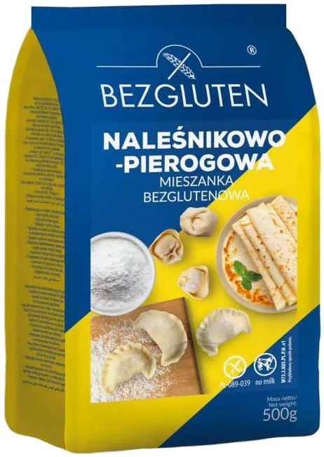 Смесь муки для пельменей и блинов, без глютена BEZGLUTEN, 500 г