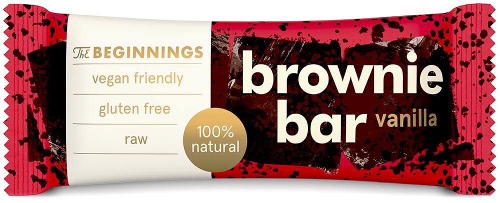 Kakavinis batonėlis „Brownie“ THE BEGINNINGS, 40 g