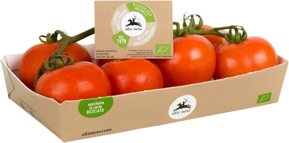 Pomidorai ant šakelių, ekologiški ALCE NERO, 500 g