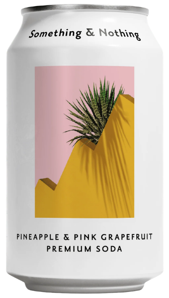 Газированный напиток "Pineapple & Pink Grapefruit" SOMETHING & NOTHING, 330 мл