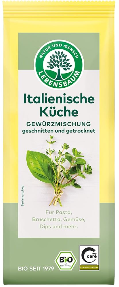 Prieskonių mišinys itališkai virtuvei, ekologiškas LEBENSBAUM, 35 g