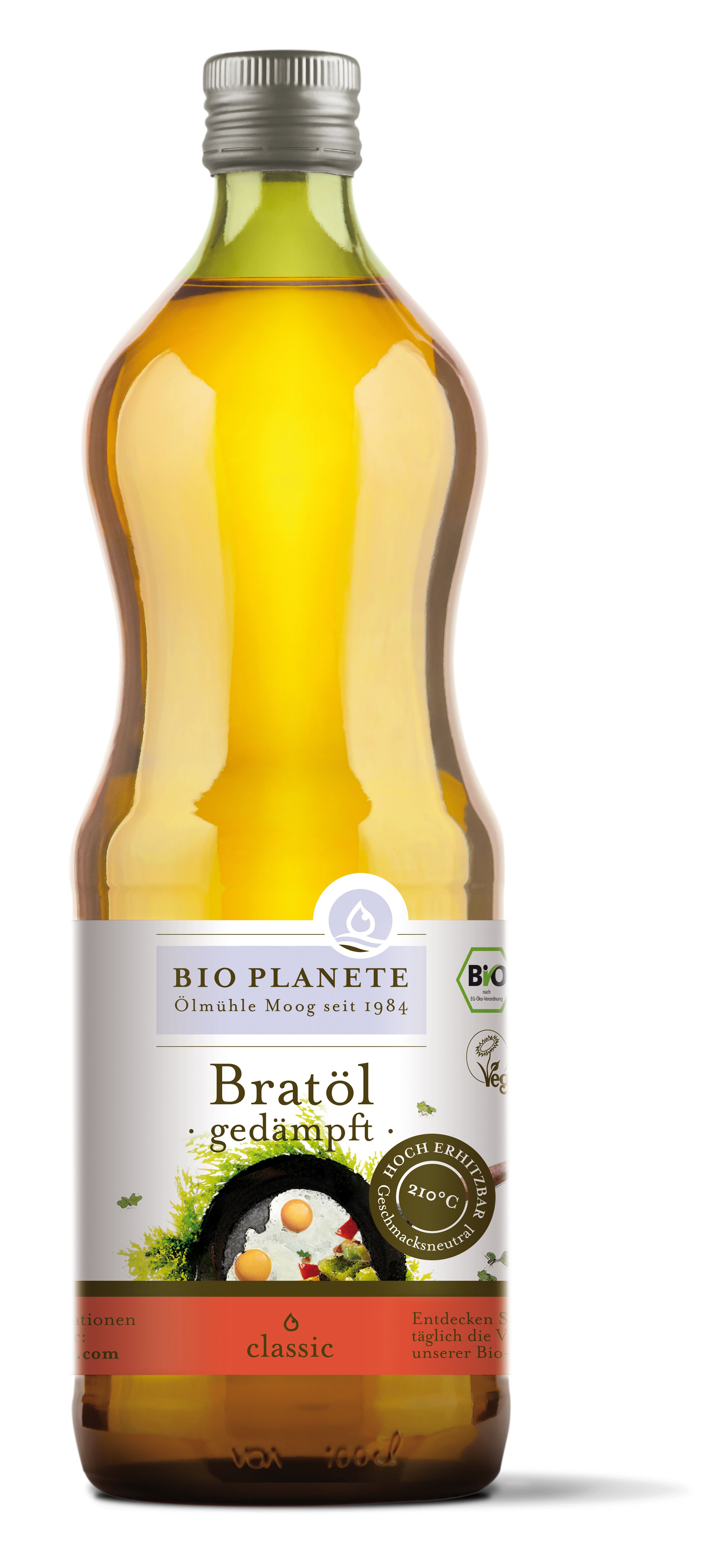 Saulėgrąžų aliejus kepimui, ekologiškas BIO PLANETE, 1 l