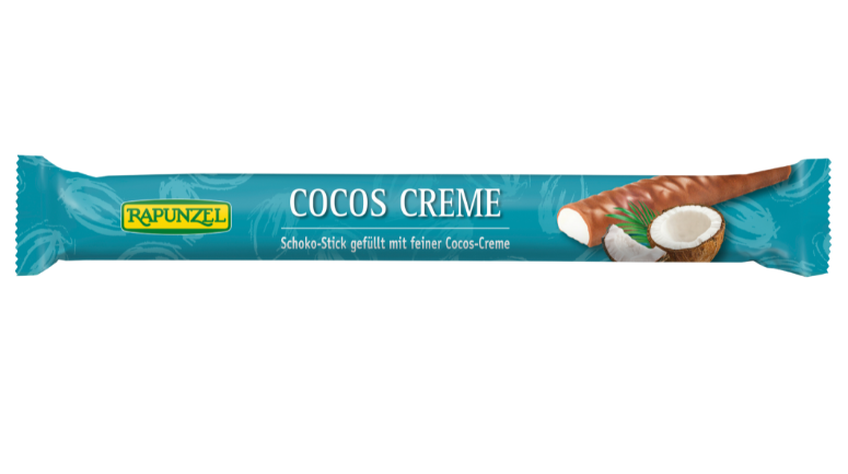 Milk chocolate stick with coconut cream