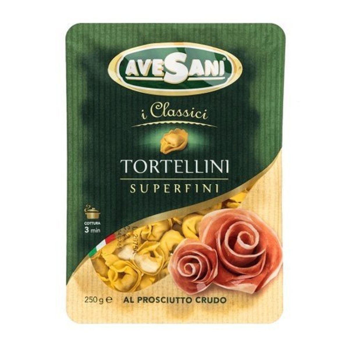 Švieži TORTELLINI su kumpiu AVESANI