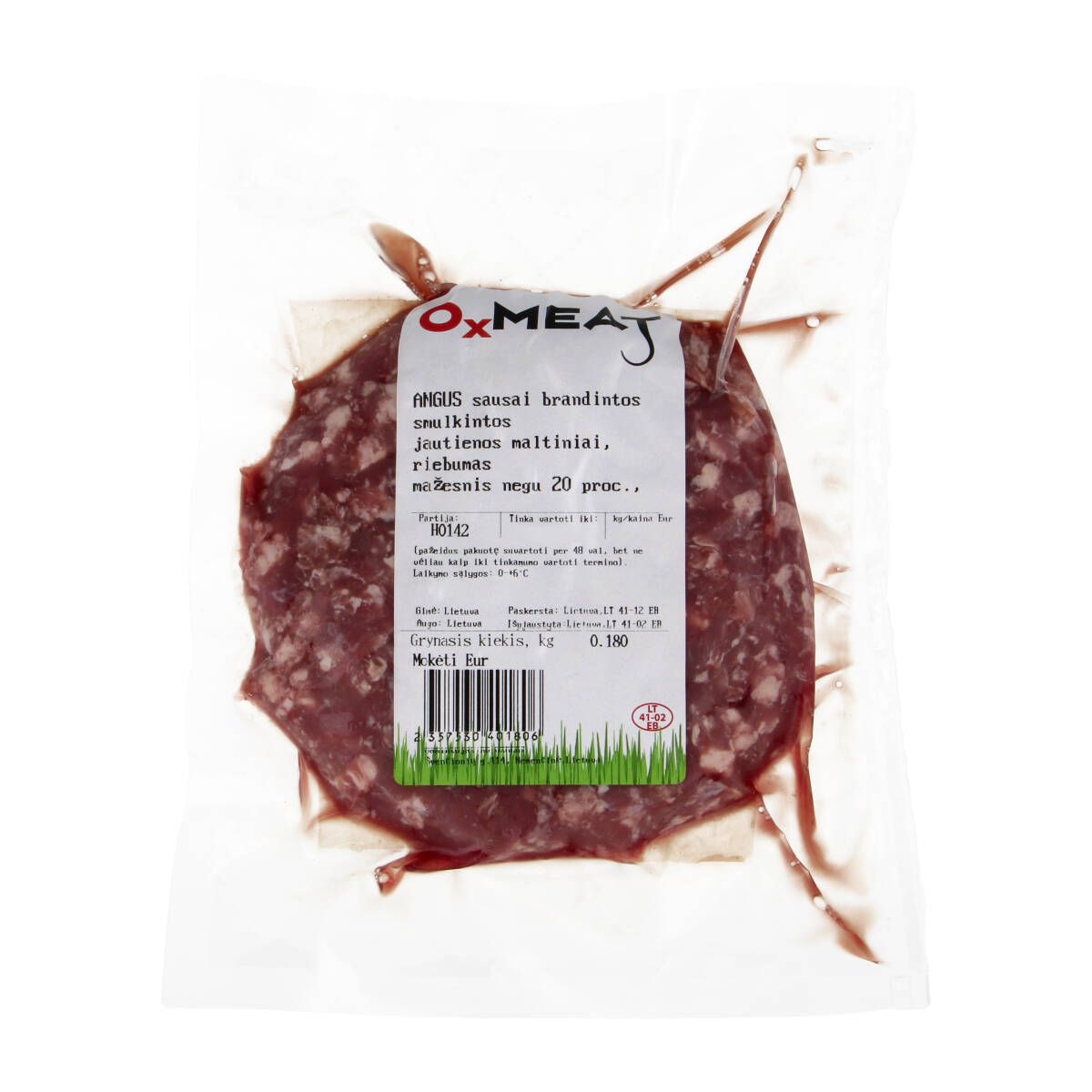 Angus jautienos maltinis, vakuumuotas OXMEAT