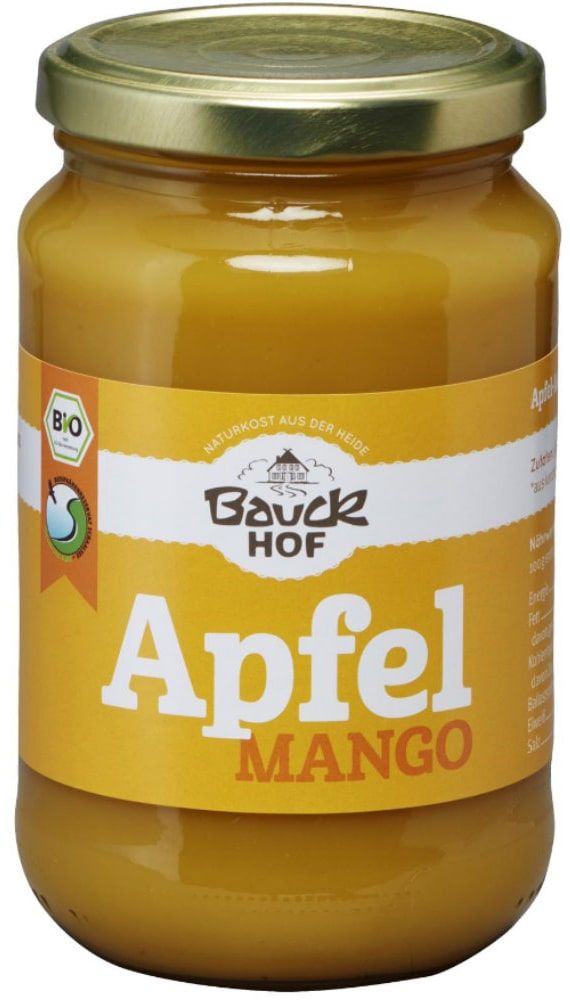 Obuolių ir mangų tyrė, ekologiška BAUCK MÜHLE, 360 g